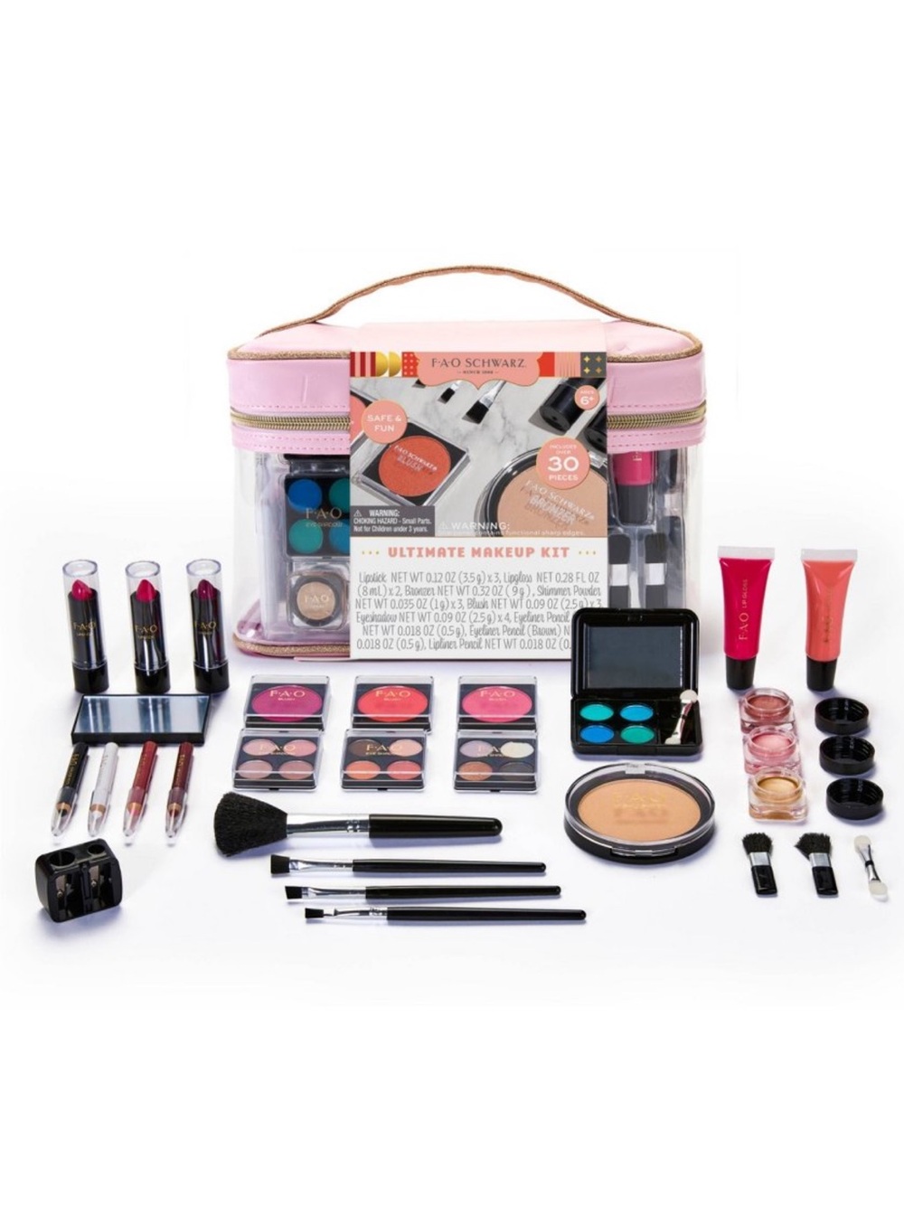 FAO SCHWARZ 33 PIECE ULTIMATE MAKEUP ARTIST KIT